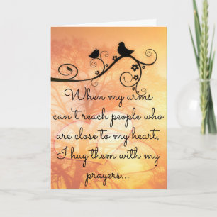 Krama dig med mitt bönekort kort