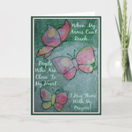 Krama dig med mitt bönhälsningkort kort