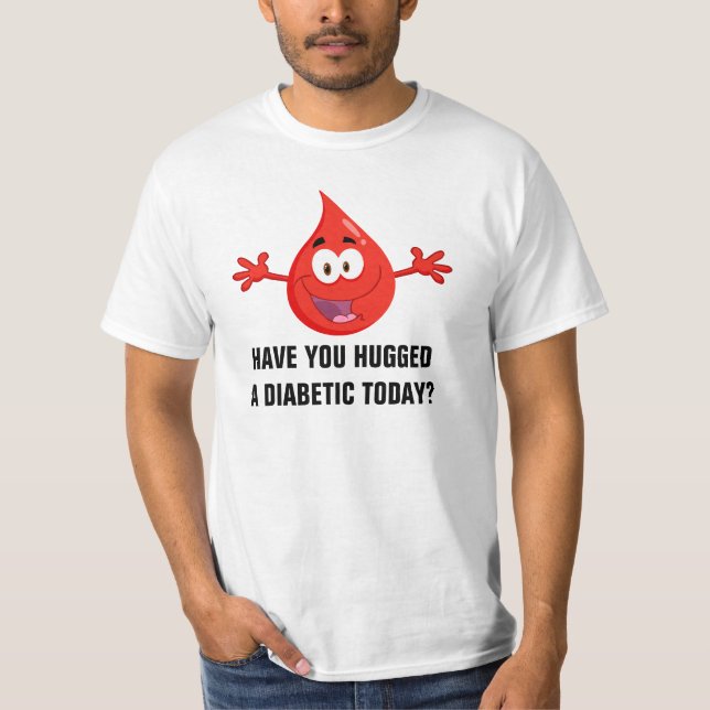 Krama en diabetiker tee shirt (Framsida)