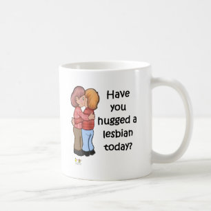Krama en lesbisk kaffemugg