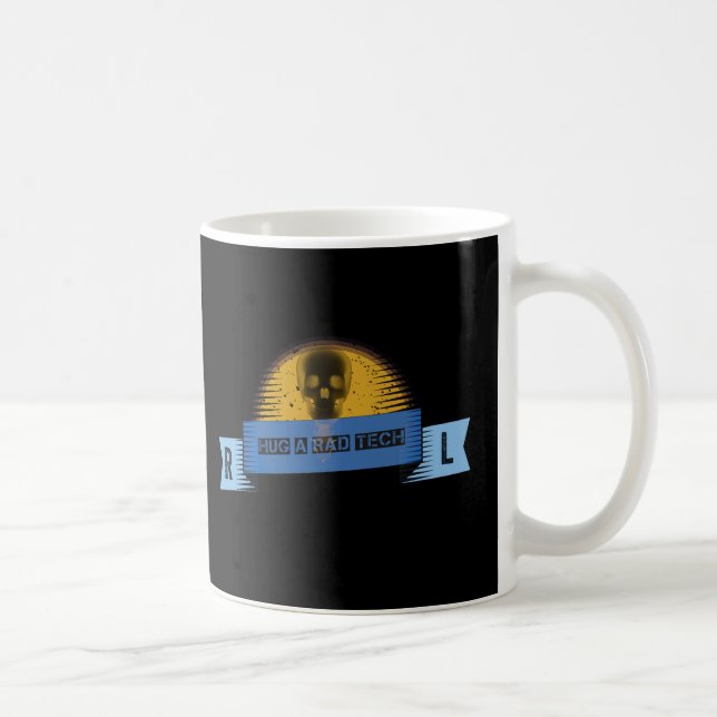 "Krama en röntgentekniker"-design Kaffemugg (Höger)