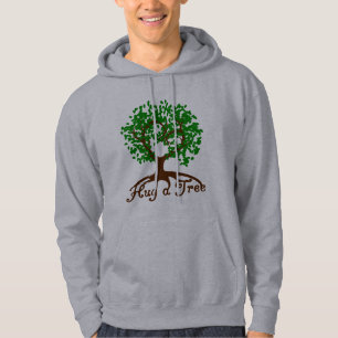 Krama en trädvuxenHoodie Sweatshirt Med Luva