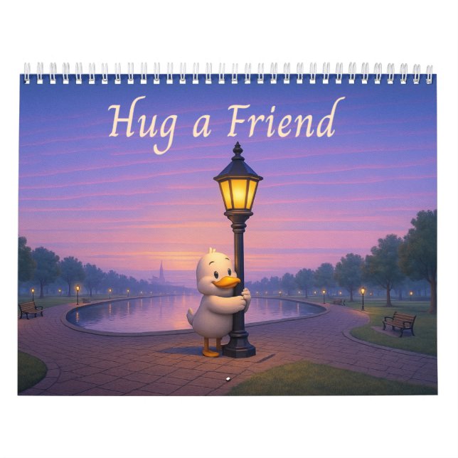 Krama en vän kalender (Omslag)