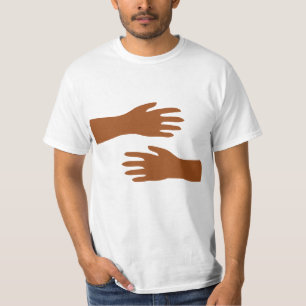 Krama händer kramar fritt t-shirt