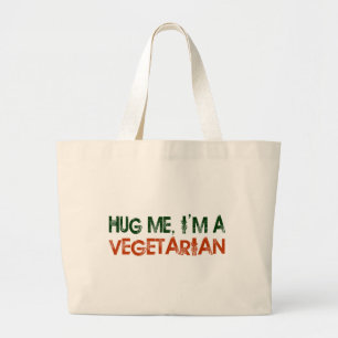 Krama mig I-förmiddagen en vegetarian Jumbo Tygkasse