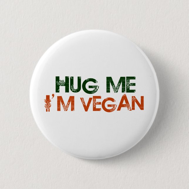 Krama mig I-förmiddagveganen Knapp (Framsida)