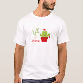 Krama mig som det är jul, kaktus t shirt
