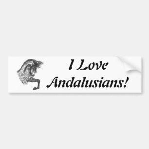 Kråma sig Andalusian Bildekal