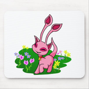 Kråma sig rosa Aisha till och med blommor Musmatta