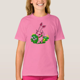 Kråma sig rosa Aisha till och med blommor Tee Shirt