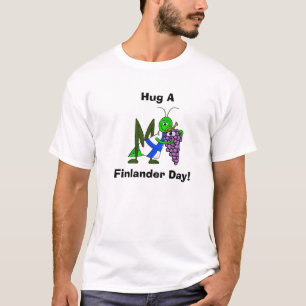 Krama T-tröja för den Finlander dagen/St. en Urh Tröja