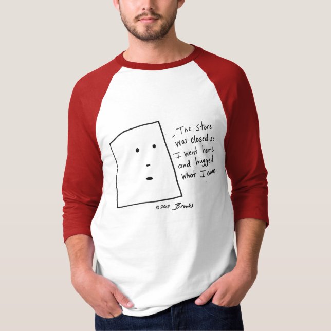 "Kramade vad jag äger" jersey.en Tröja (Framsida)