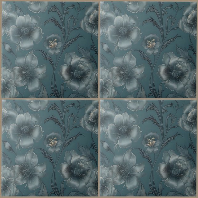 Kramande Elegans Kakelplattor (Cuddling Elegance Ceramic Tile (Four by Four)
)