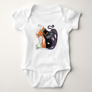 Kramande Katter Baby Bodysuit - Kramar - Målning T Shirt