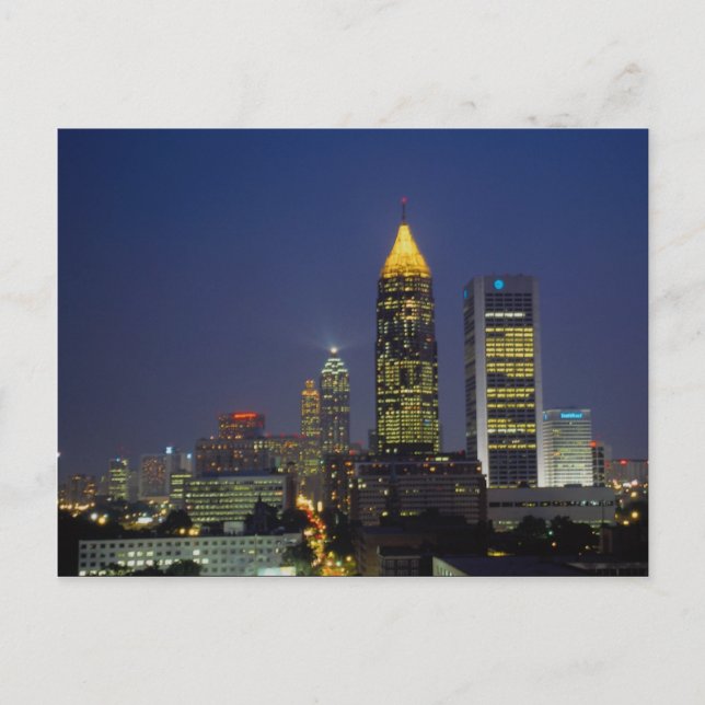 Kramande nattliv, Atlanta, Georgia, USA Vykort (Framsida)