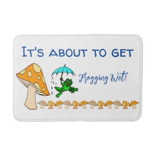 Kramar Blöt! Mushroom Bathroom Bath Mat Badrumsmatta