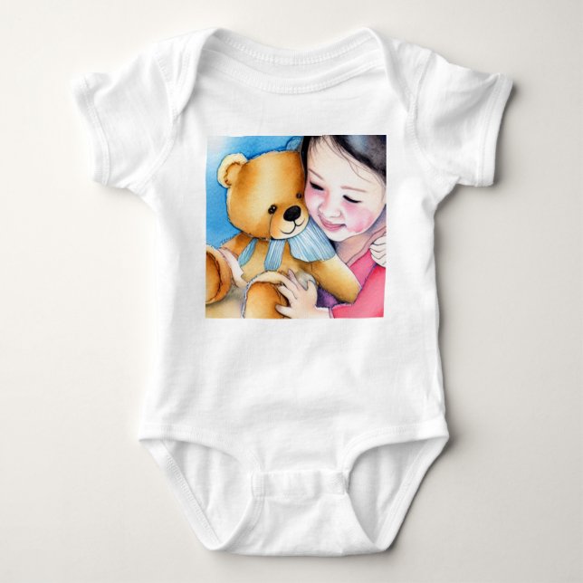 Kramar en björn t shirt (Framsida)