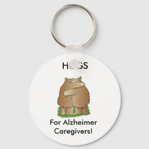Kramar för Alzheimer Caregivers Keychain Nyckelring
