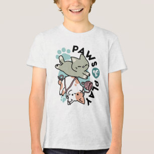 Kramar och leker – Bedårande kattillustration T Shirt