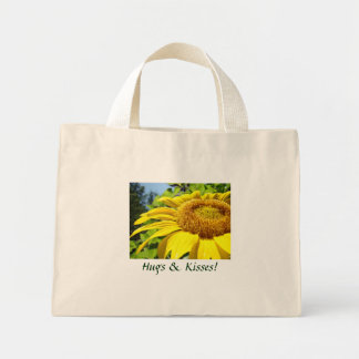 Kramar & Puss! Totebags presenter Sommar Solrosor Mini Tygkasse
