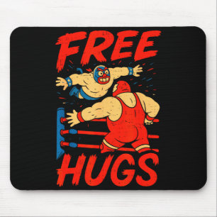 Kramar Roligt Wrestling Humor Brottare Brottas Män Musmatta