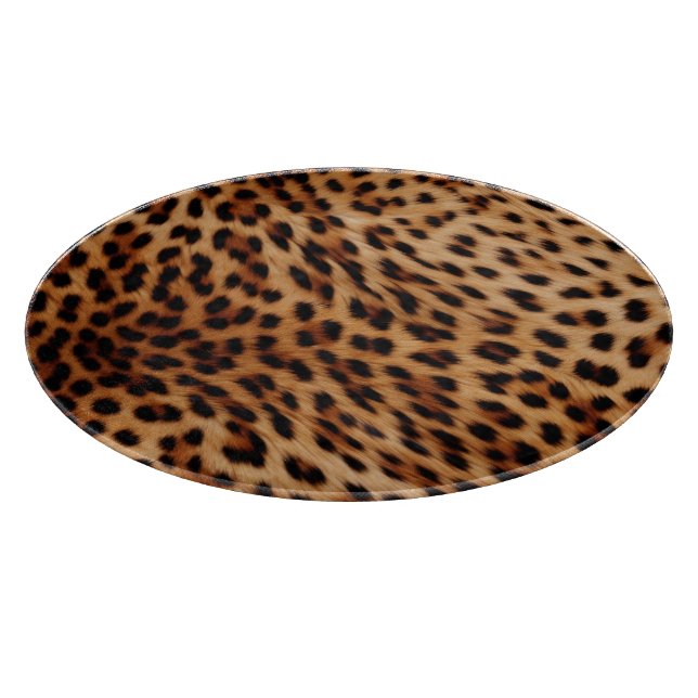 Krämbrun leopardtryck (Hörn)