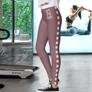 Kramdjursälskare Varm Neutral Vintage Rosenträ Pri Leggings