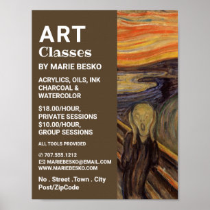 Krämen av Edvard Munch, konstklasser Poster