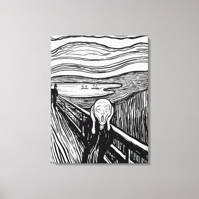 Krämen från Edvard Munch Canvastryck (Framsida)
