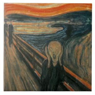 Krämen från Edvard Munch Kakelplatta
