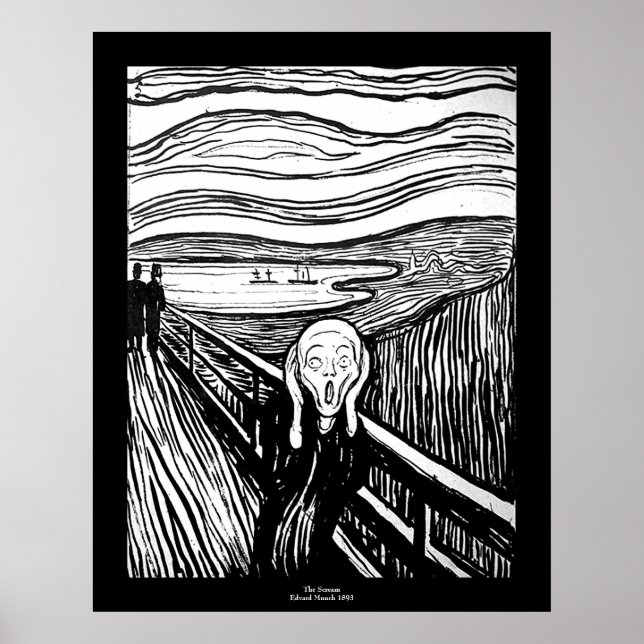 Krämen från Edvard Munch Poster (Framsidan)