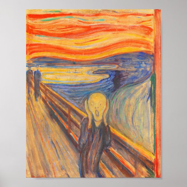 Krämen från Edvard Munch Poster (Framsidan)