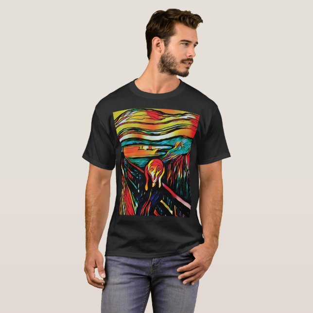Krämen från Edvard Munch T-Shirt (Hel framsida)