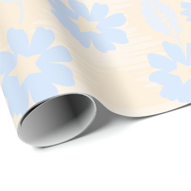 Krämen och blå presentpapper (Rullad Hörn)