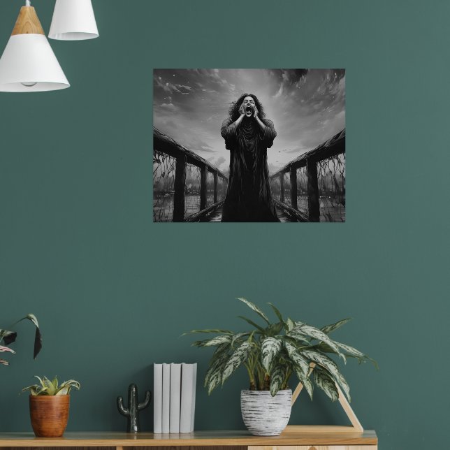 Krämen Reimaged in Black and White | Poster (Vardagsrum 1)