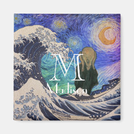 Krämen vid Underbara vågens stjärnnatt Magnet