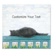 Kramer som sover på balkonen