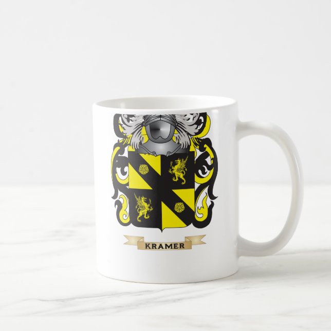 Kramer vapensköld (familjvapenskölden) kaffemugg (Höger)