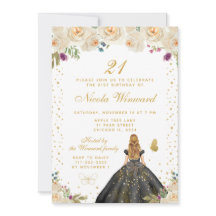 Krämfärgad blomsterguldblond hår prinsessa födelse
