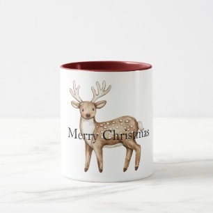 Krämfylld Gingerbread Julhjort Mugg