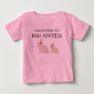 Kramgoa syster kaninblommor t-shirt