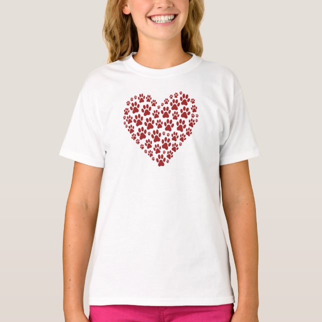 Kramhjärta för ungar t shirt (Framsida)