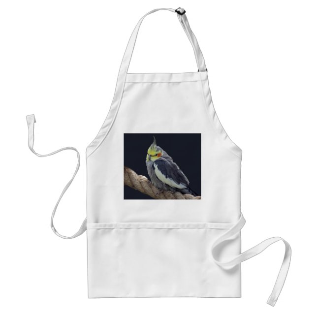 Kramig Nattkockatoe Apron Förkläde (Framsidan)