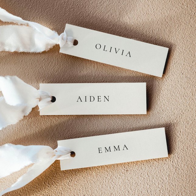 Krämiga Bröllopsnamn Platskort Inbjudningar (Delivered untrimmed)