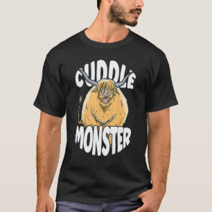 Krammonster Söt Highland Koälskare Skotsk Ca T Shirt