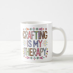 "Krämning är min terapi - häftig artianinspirerad Kaffemugg