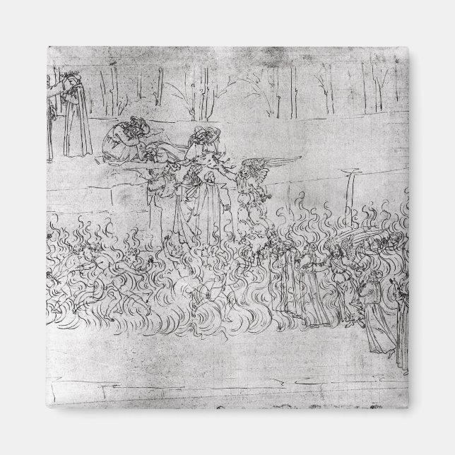 Kramp från "Divine Comedy" av Dante Magnet (Framsidan)