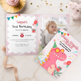 Krampa, Crunch & Growl! Dinosaur Party Inbjudan