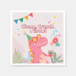Krampa, Crunch & Growl! Dinosaur Party Pappersservett