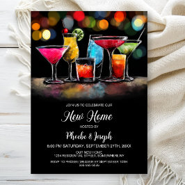 Kramparty med drinkar inbjudningar